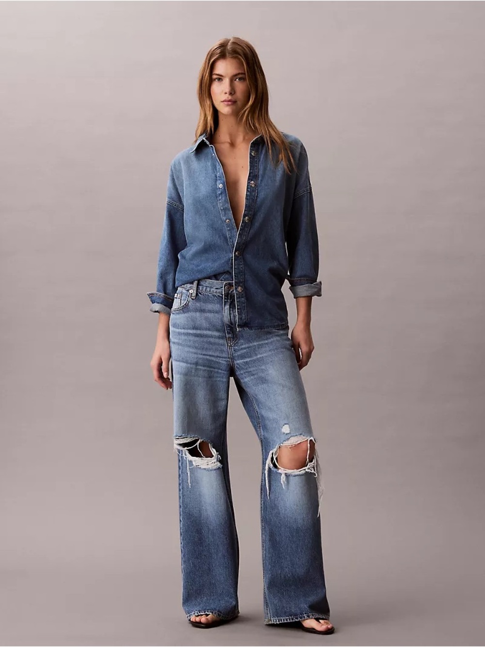Calvin Klein Low Rise Baggy Jean